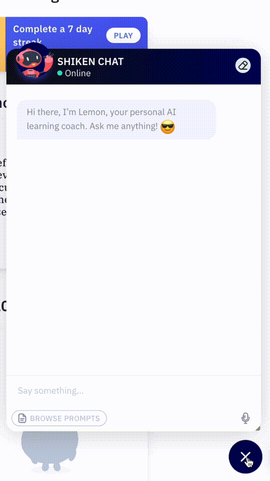 Shiken chat your ai learning coach